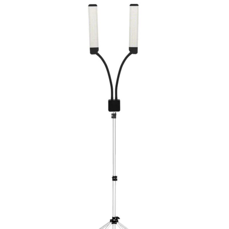 Lâmpada LED preta com controle remoto