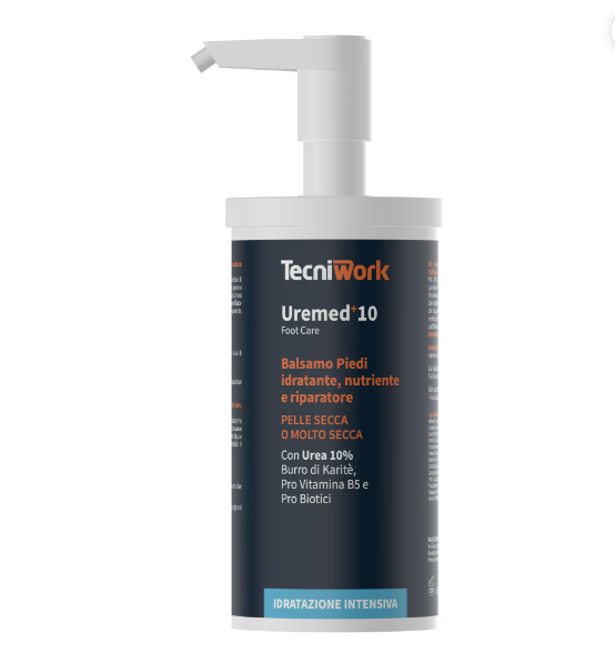 Bálsamo hidratante para os pés Uremed+ com 10% de ureia 450 ml