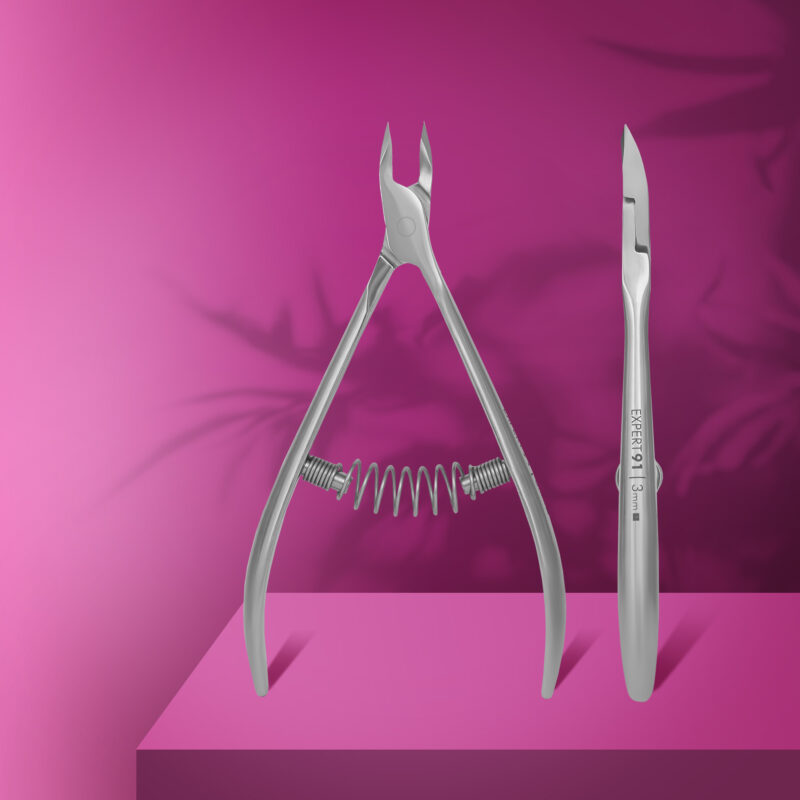 Alicate de cutículas profissional EXPERT 91 3 mm