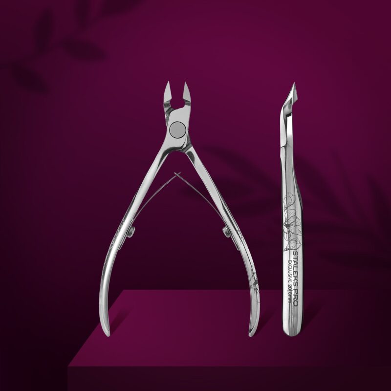Alicate de cutículas profissional EXCLUSIVE 20 8 mm (magnólia)