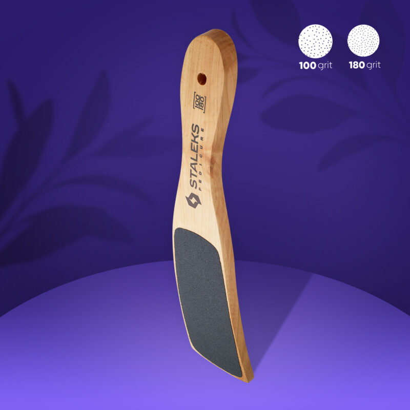 Raspador (lima) de madeira para pés BEAUTY & CARE 10 TIPO 2 (grão 100/180)