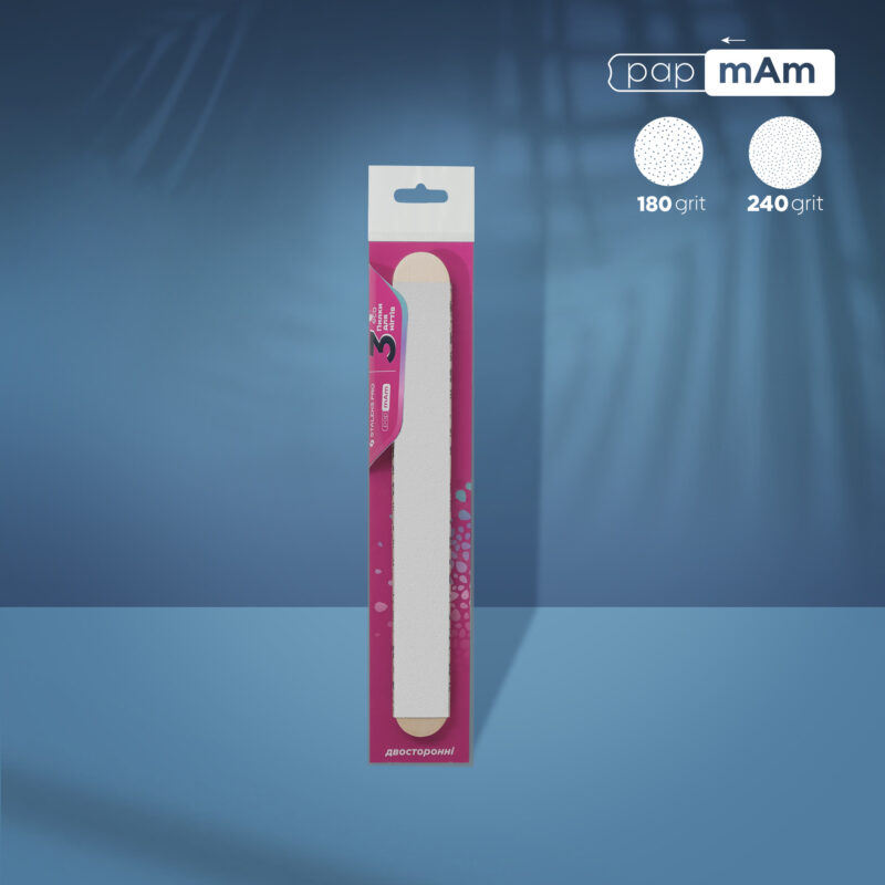 Lixa papmAm Mix em base de madeira 180/240 (3 pcs)