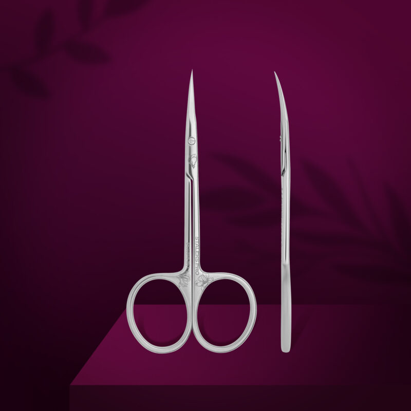 Tesoura de cutículas profissional EXCLUSIVE 22 TIPO 1 (magnólia)