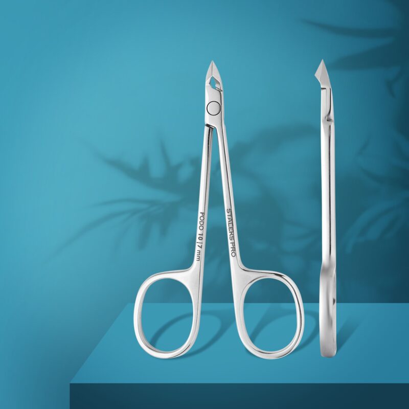 Tesoura podológica estilo alicate para cutícula e calosidade PODO 10 7 mm