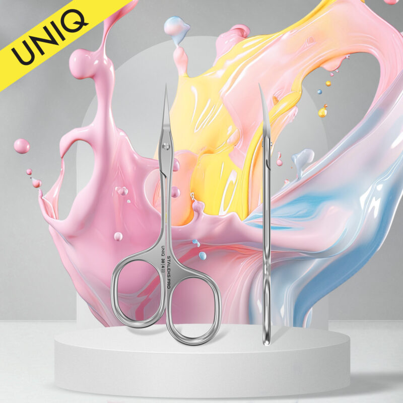 Tesoura de cutículas profissional Asymmetric UNIQ 30 TIPO 4