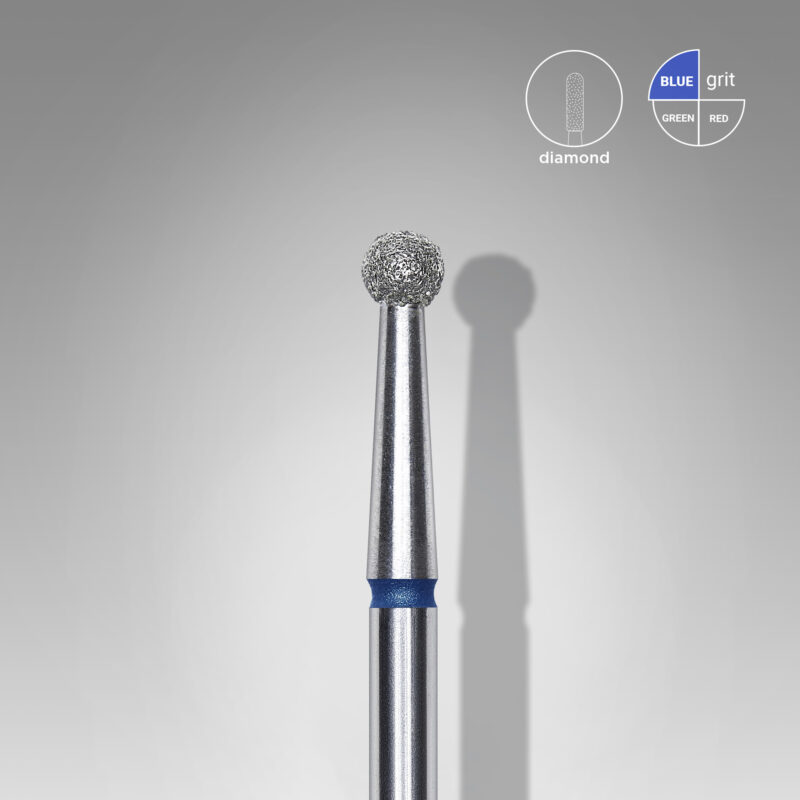 Broca diamantada para pele "bola" azul EXPERT diâmetro 2,7 mm (divisível por 10)