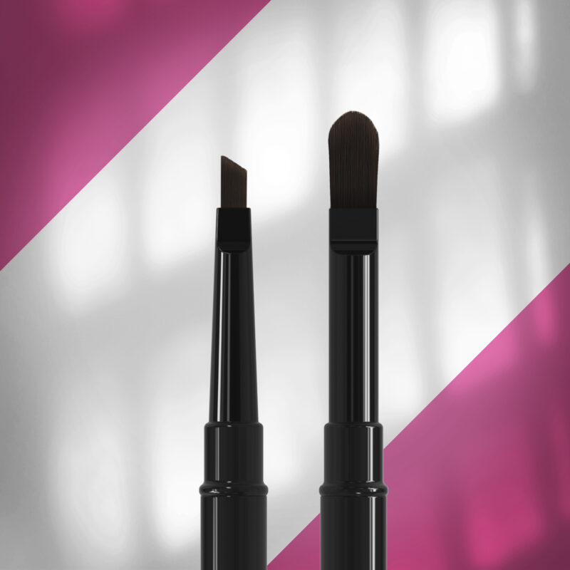 Pincel duplo EXPERT liner 11 mm / para gel 7 mm