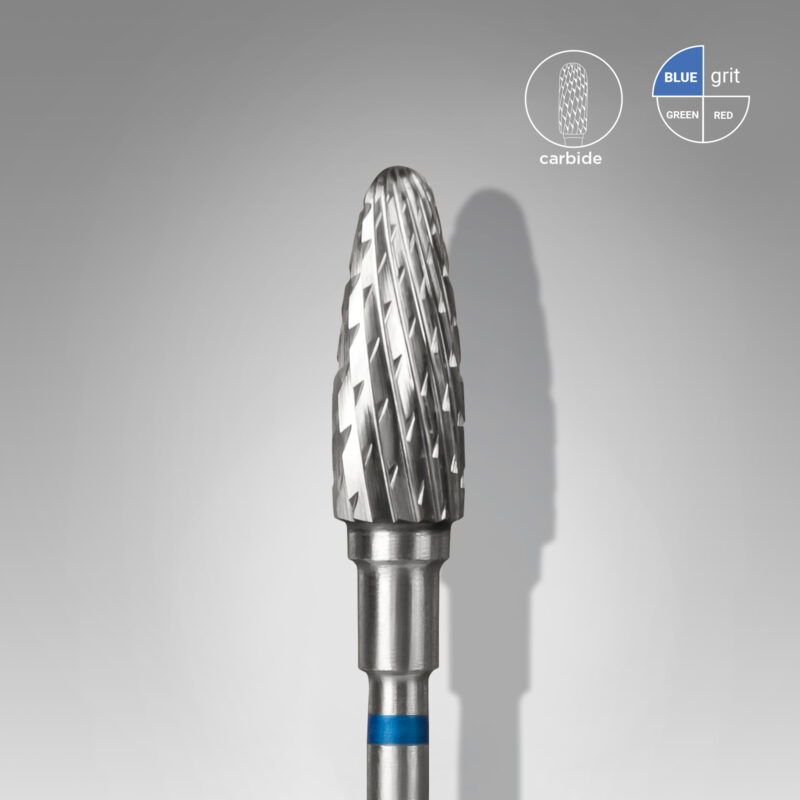 Broca de carboneto para unhas "milho" vermelha EXPERT, diâmetro 6 mm / parte útil 13 mm