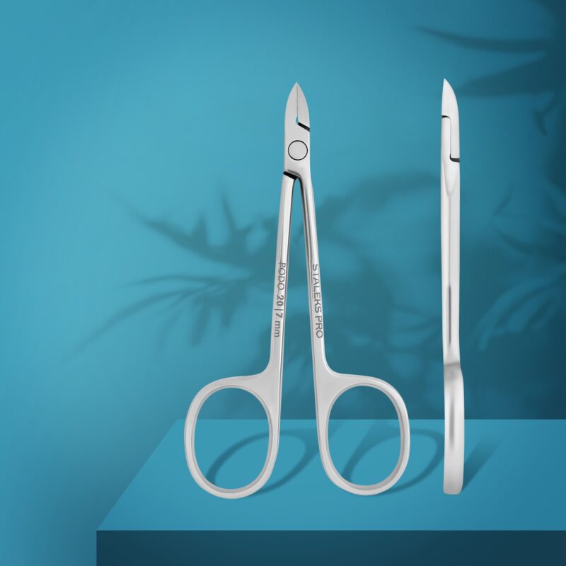 Tesoura de podologia estilo alicate para cutícula e calosidade PODO 20 7 mm