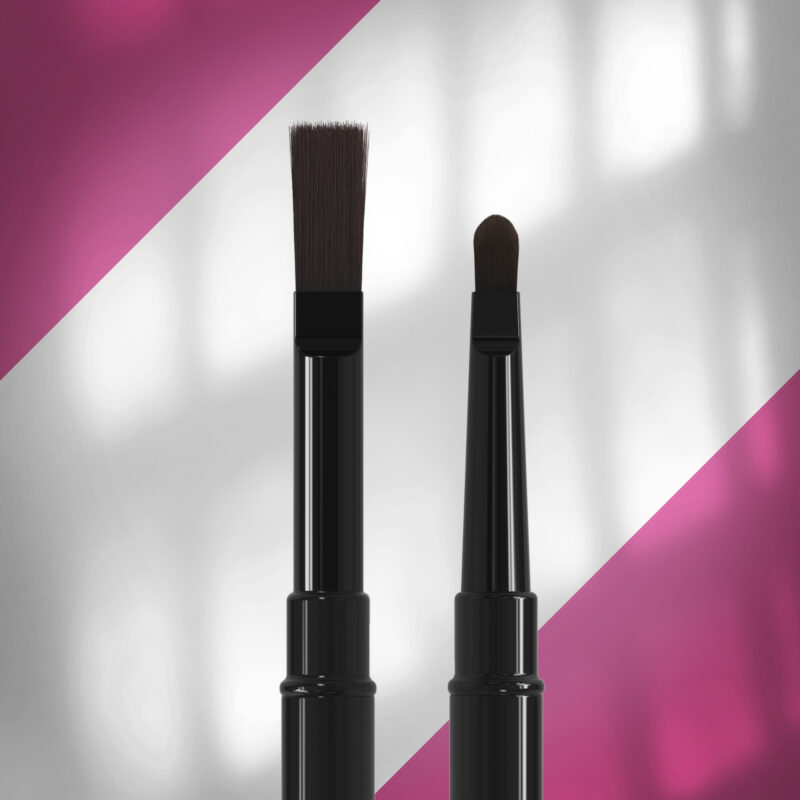 Pincel duplo EXPERT liner 7 mm / para gel 10 mm