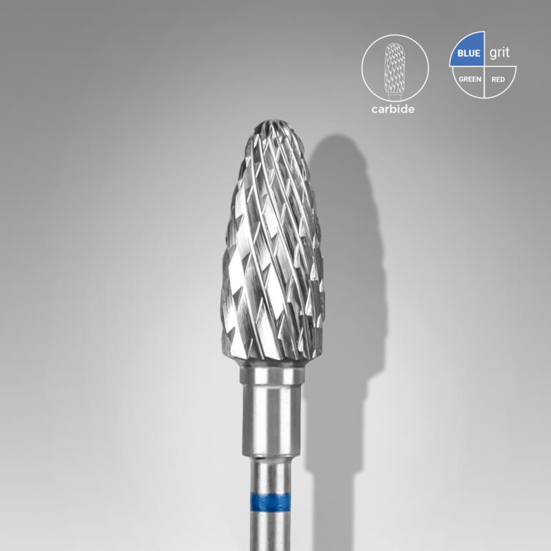 Broca de carboneto para unhas "milho" azul EXPERT, diâmetro 6 mm / parte útil 14 mm