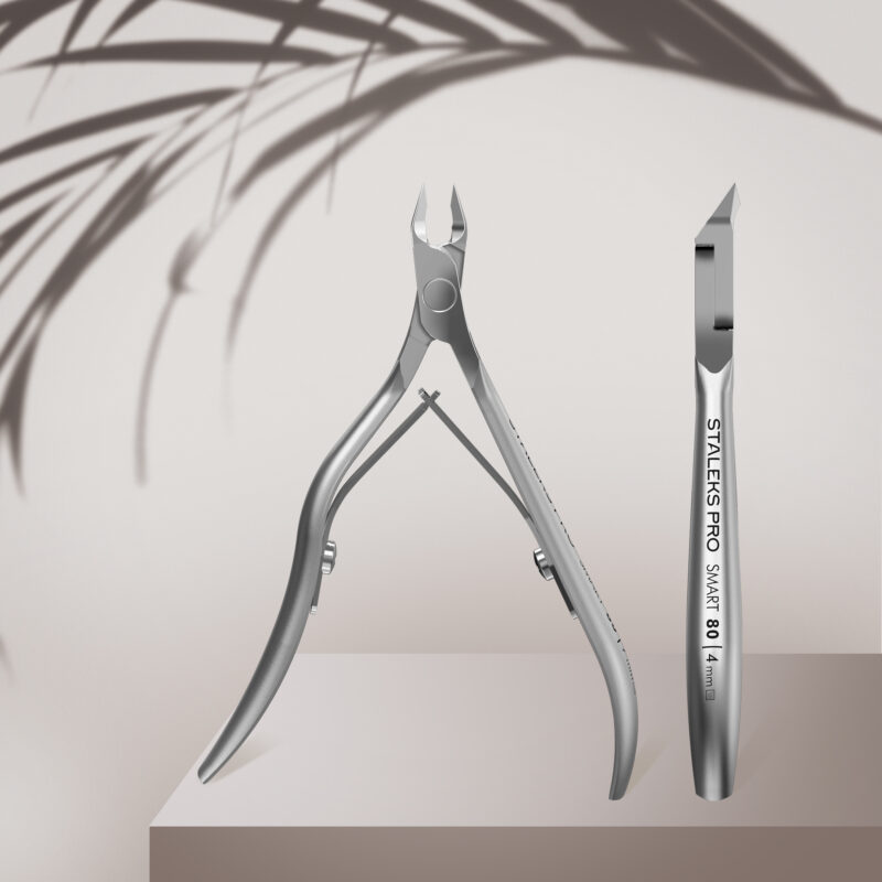 Alicate de cutículas profissional SMART 80 4 mm