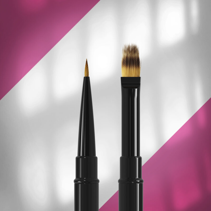 Pincel duplo EXPERT liner 7 mm / para gradient 11 mm