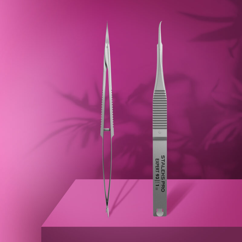 Tesoura profissional para cutícula com gancho EXPERT 93 TYPE 1