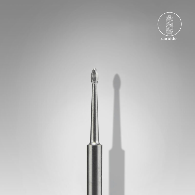 Broca de carboneto para unhas "limpador de unhas", EXPERT, diâmetro 1,2 mm / parte útil 2,5 mm