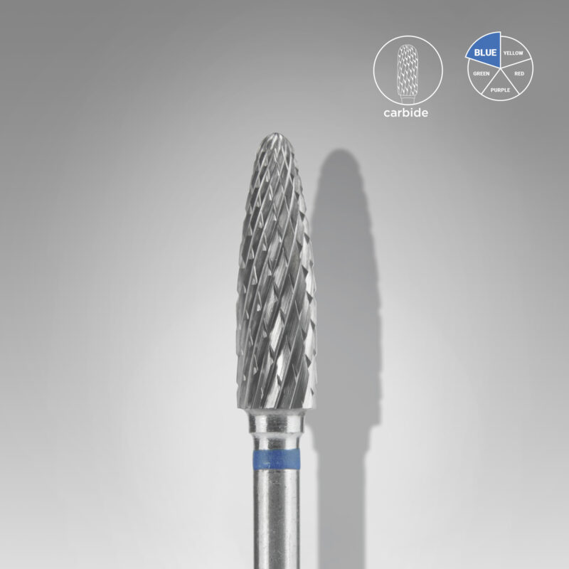 Broca de carboneto para unhas "milho" azul EXPERT, diâmetro 4 mm / parte útil 14 mm