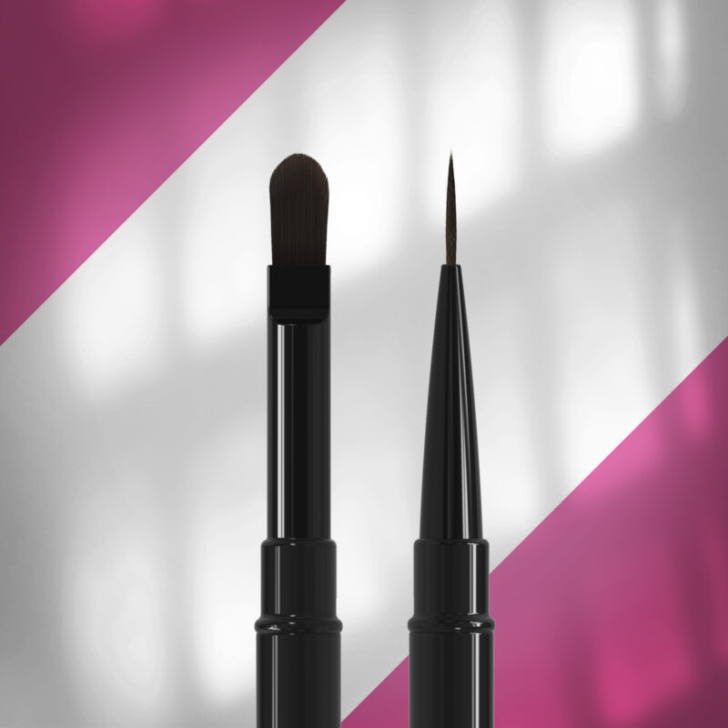 Pincel duplo EXPERT liner 10 mm / para gel 11 mm